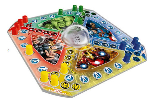 Juego De Mesa Ditoys Ludo Avengers Vengadores Marvel