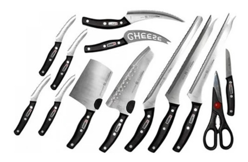 Set De Cuchillos Profesional Mibacle Blade 13 Piezas Acero