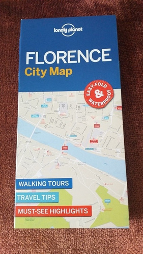 Mapa: Florence City Map, Lonely Planet. Edición 2017.