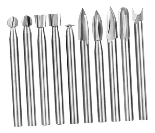 10 Piezas De Brocas Para Tallado De Madera Para Herramientas