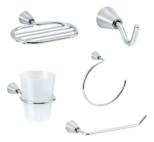 Imagen 5 de 10 de Juego Baño Vanitory Griferia Accesorio Tapa Completo