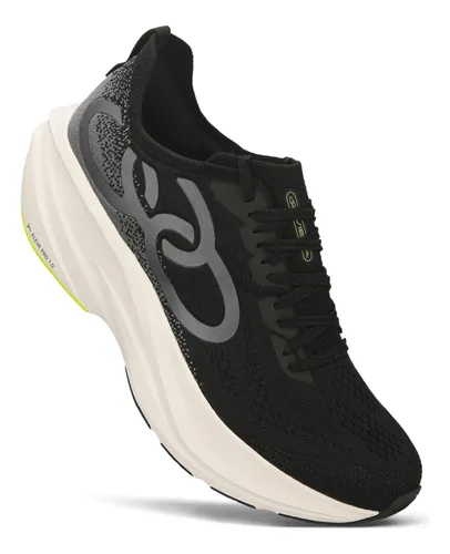 Tênis Masculino Olympikus Vibra Corrida Confortável Original Preto Geométrico 42 Br