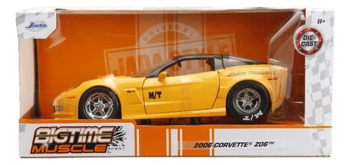 2006 Chrvrolet Corvette Z06 Jada 1:24 Bigtime Muscle Ofert! Color Amarillo