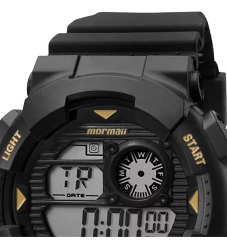 Relógio Preto Masculino Digital Mormaii Acqua Mo3415a/8p