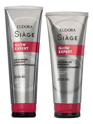 Kit Shampoo 250ml + Condicionador 125ml Siàge Glow Expert