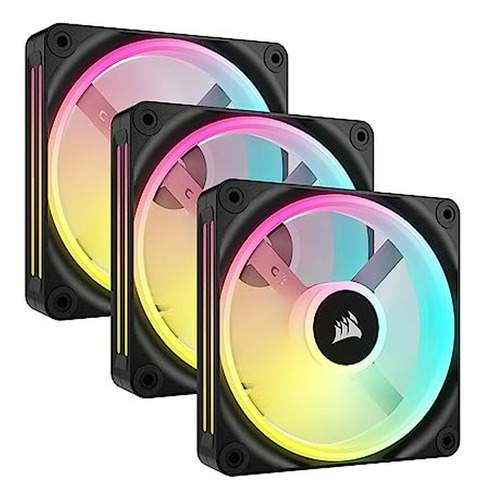 Kit De Ventiladores Rgb  Icue Link Qx120