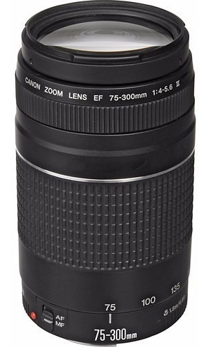 Lente Canon 75-300mm F/4-5.6 Iii Ef Autof Garantia 1 Ano Nfe