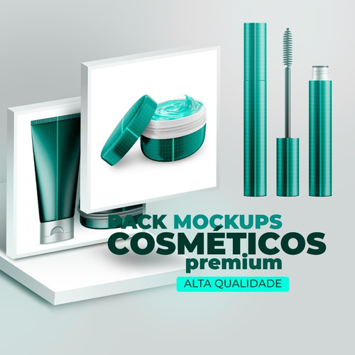 Pack Mockups Premium Cosméticos, Produtos De Beleza