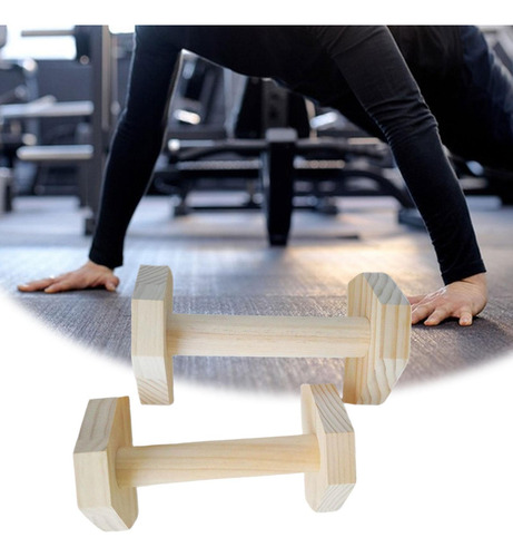 2 Soportes De Flexiones Paralelas De Madera Con Base