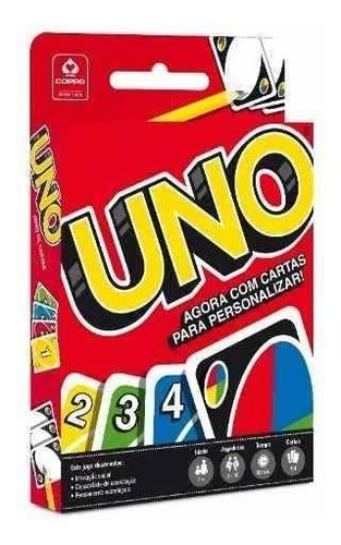 Jogo De Carta Uno Copag Mattel Original Lacrado