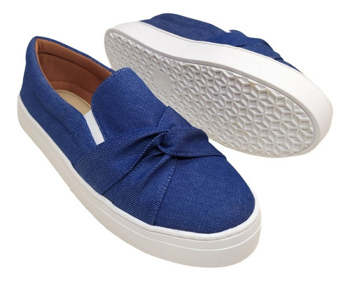 Imagem 6 de 7 de Slip On Tenis Feminino Numeração Especial Confort Sapatenis
