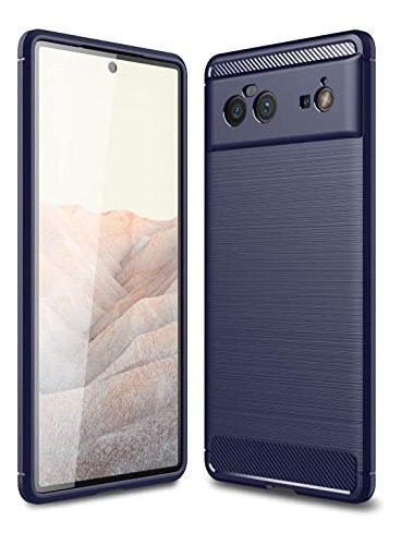 Funda Para Google Pixel 6 Cruzerlite Carbon Fiber Texture