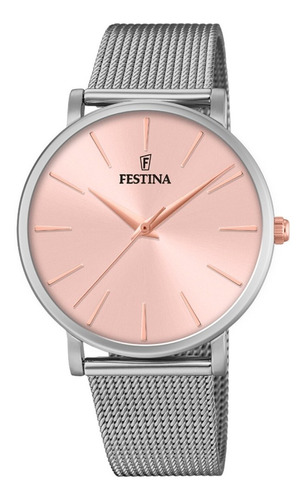 Reloj Para Mujer Festina Boyfriend F20475/2 Plateado