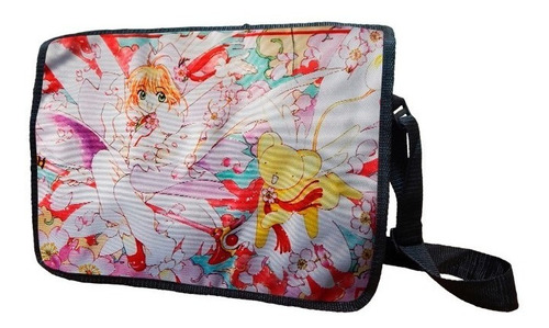 Mochila Escolar De Portafolio Sakura Card Captor Kero