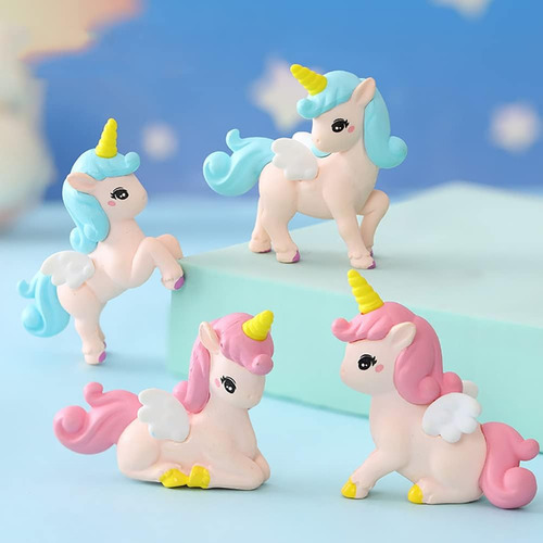 8 Figuras De Animales De Caballo Volador, Unicornio, Figuras