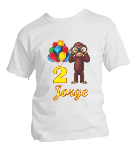 Playera De Cumpleaños De Niño Personajes Personalizada