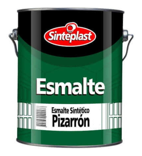 Pintura Esmalte Para Pizarrón Negro Sinteplast 1 Litro