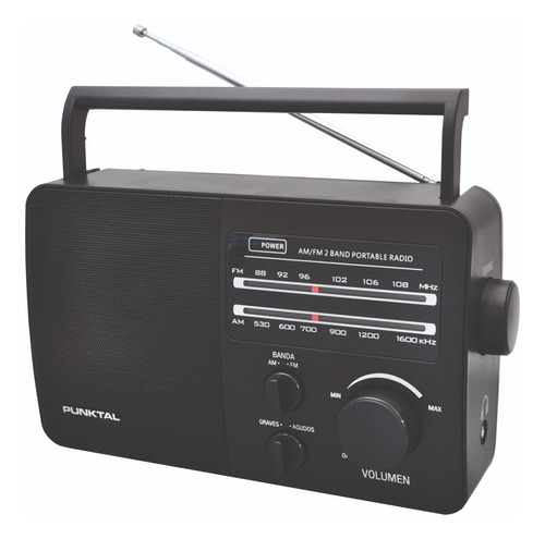 Radio Am Fm Punktal Funciona A Electricidad O A Pilas