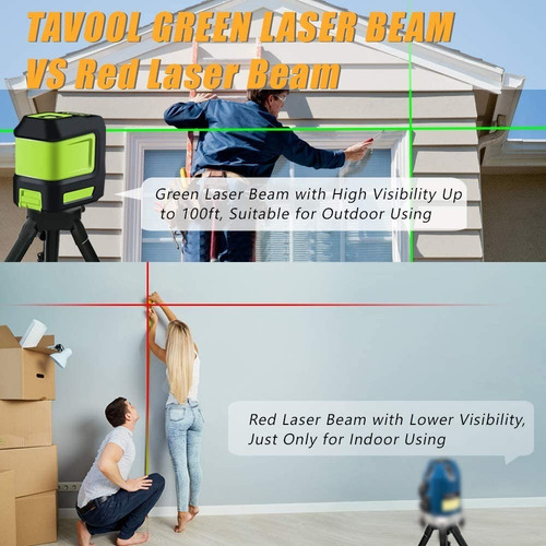 Tavool Nivel Láser De Línea Transversal De 30mts Construcció