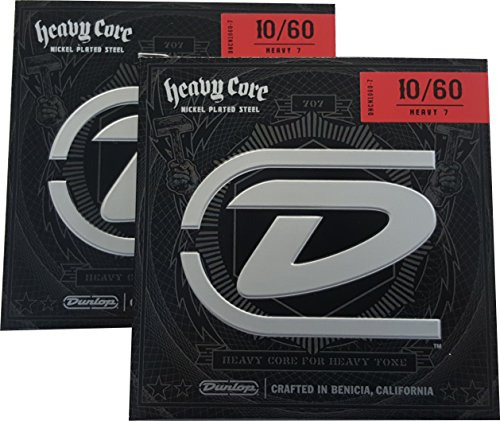 Cuerdas De Guitarra Eléctrica 10-60 - 2 Pack Dunlop Strings