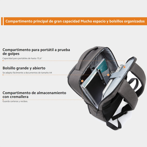 Xiaomi Commuter Backpack, Morral 15.6'' / Bolsillo Antirrobo