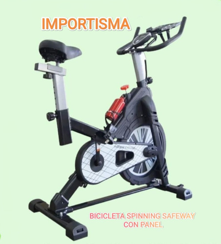Bicicleta Estática Spinning Alto Trafico Panel Safeway Gym