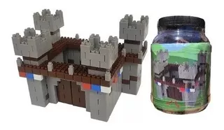 Castillo Encastre Ladrillos Medieval Minecraf 375pzs