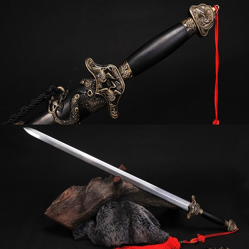 Espada Chinesa Tradicional Jian Dinastia Han Wushu Kung Fu 