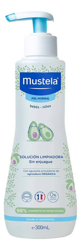 Solución Limpiadora Mustela Sin Enjuague Piel Normal 300ml