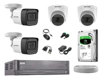 Comprar Kit 4 Cámaras De Seguridad Hikvision 5mp 02 Camaras Audio