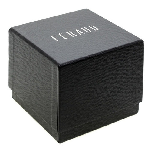 Reloj Feraud Hombre 5523 - Negro Malla Tejida Acero Wr30