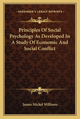 Libro Principles Of Social Psychology As Developed In A S...
