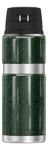Harry Potter Slytherin House Thermo Botella Inoxidable 710ml Slytherin House Crest