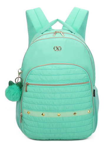 Bolsa Mochila Rania Poliéster Santino Pistache Sab415u53