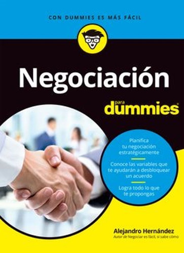 Negociación Para Dummies - Alejandro Hernández  - Original