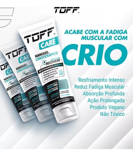 Nanogel Crioterápico 100g Toff Care Resfriamento Muscular