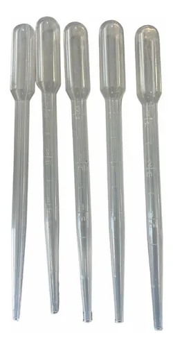 Pipeta Pasteur Plástica 3 Cc/ml X 10 Unidades