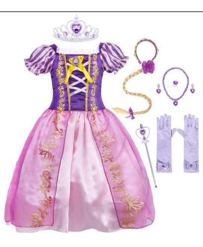 Disfraz Rapunzel Niñas Princesas Disney 