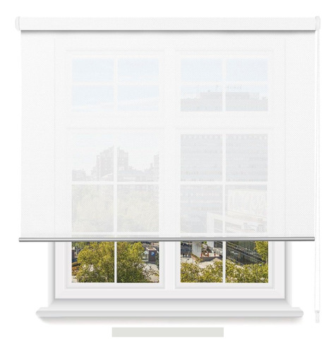 Cortina Roller Standard Translucida Sun Screen 5% 120x130 Cm Negro