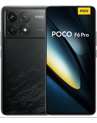 Celular Xiaomi Poco F6 Pro 5g 12gb Ram 512gb Carcasa+auricul Negro