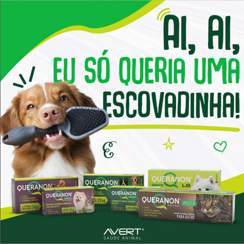 Kit C/3 Queranon Small Size Comp. Pelo E Pelagem