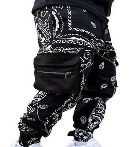 Moda Moda Pantalones De Hip - Hop Impresos Para Hombres
