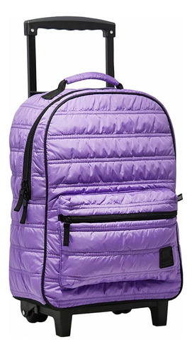 Lsyd Mochila Con Carro Influencer Puffer Opaco - 44 Cm