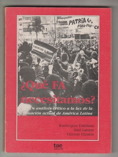 Frente Amplio Analisis Critico Editorial Tae Estellano 1989 