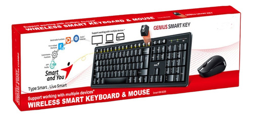 Combo Teclado Y Mouse Genius Wireless Smart Km-8200