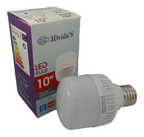 Bombillo E27 (100~265v) 10w Led Domo