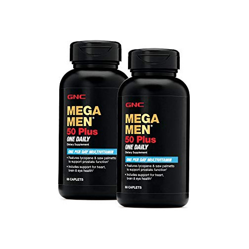 Gnc Mega Men 50 Plus One Daily, 60 Yj2kw