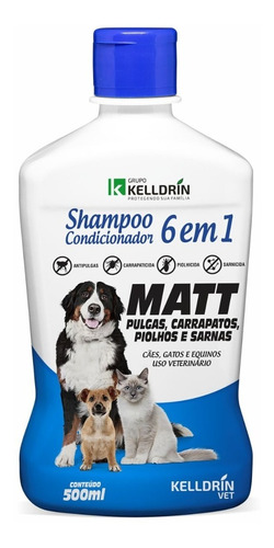 Shampoo Condicionador Cachorro Gato Equinos Antiparasitário 