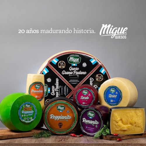 Reggianito Migue Media Horma 3.5 Kilos Sin Tacc