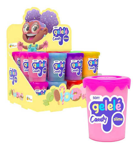 Gelele Slime Pote Candy Soft Slimy 3800